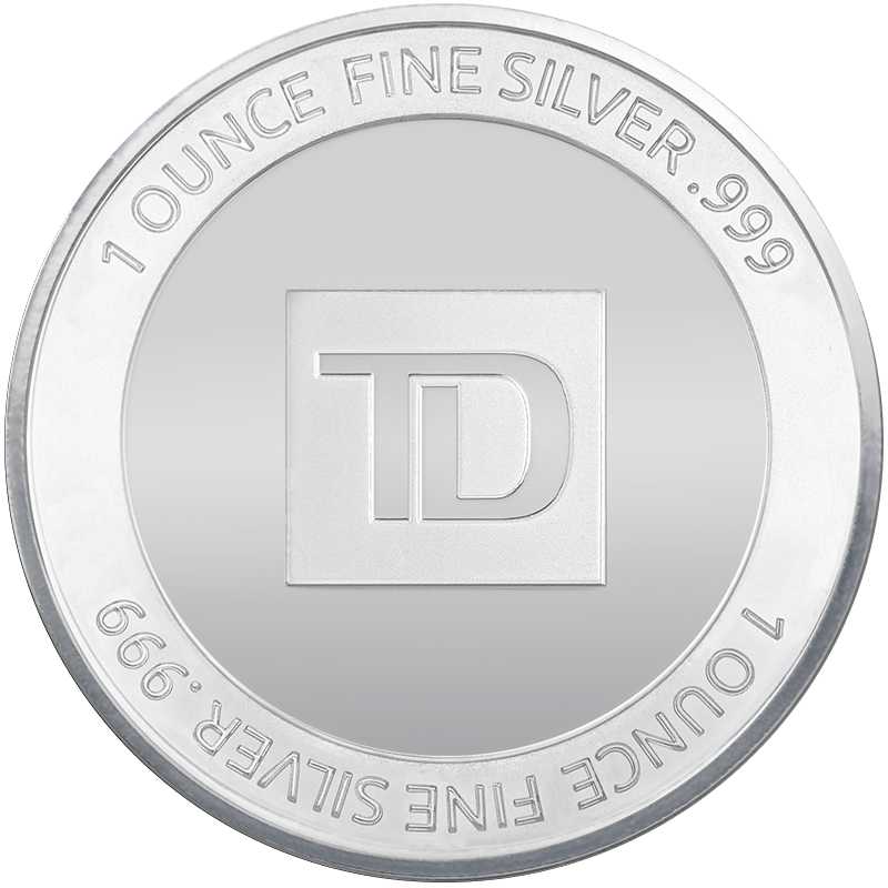 Image pour Rond d’argent TD de 1 oz à partir de Métaux précieux TD